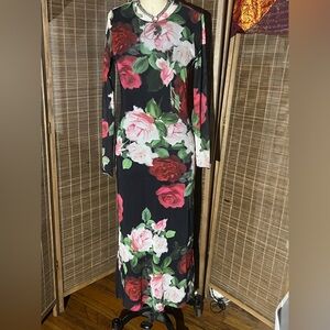 Johnny Was Jade Lolia rose mesh dress